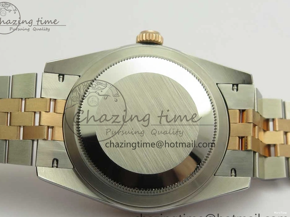 MiroTime 0309 DateJust 36mm 904 SS RG Wrapped 116231 GMF Gray Dial on SS RG Wrapped Jubilee Bracelet A Durable 3276